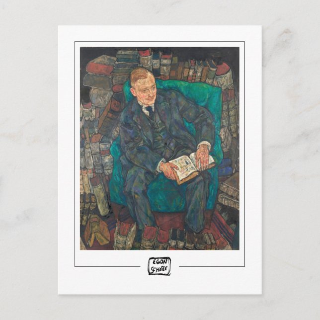 Egon Schiele #14-2 - Carte postale d'art (Devant)