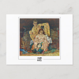 Egon Schiele #17-2 - Carte postale Art