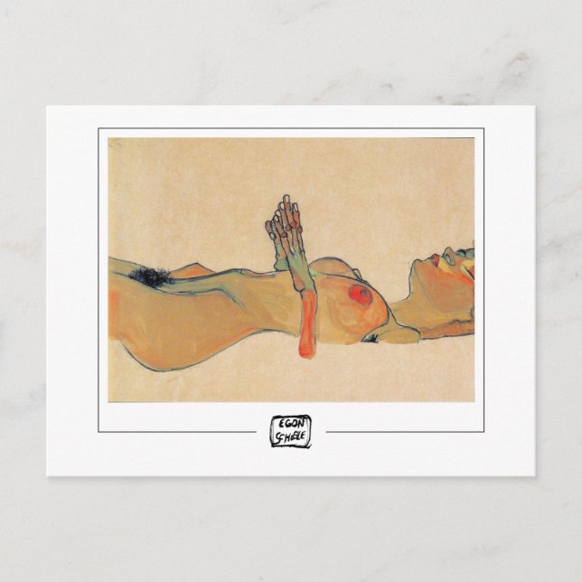 Egon Schiele #1-2 - Carte postale d'art (Devant)