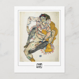 Egon Schiele #234-2 - Carte postale d'art fin