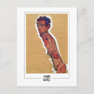 Egon Schiele #286 - Carte postale d'art fin