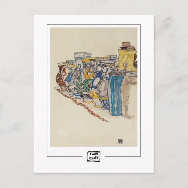 Egon Schiele #344-2 - Carte postale Art (Devant)