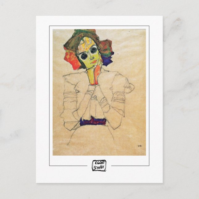 Egon Schiele #369-2 - Carte postale d'art (Devant)