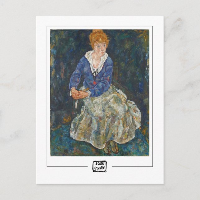 Egon Schiele #4 - Carte postale d'art (Devant)