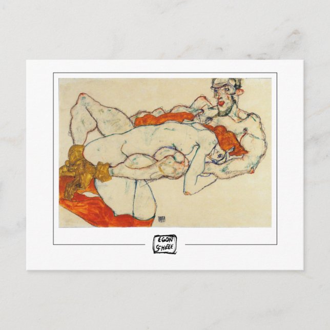 Egon Schiele #6 - Carte postale Art (Devant)