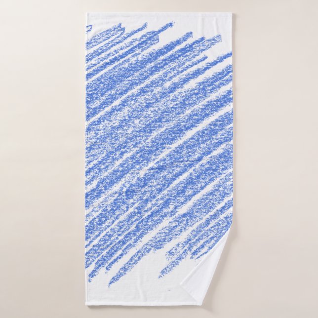 Égratignure au crayon coloré à l'éclosion (Serviette de bain)