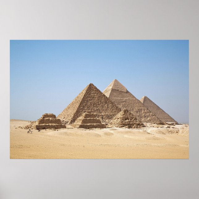 Egypt-Gizah Pyramides énorme Poster (Devant)