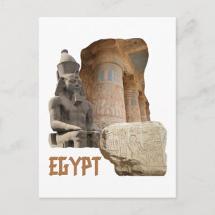 EGYPT photo collage carte postale