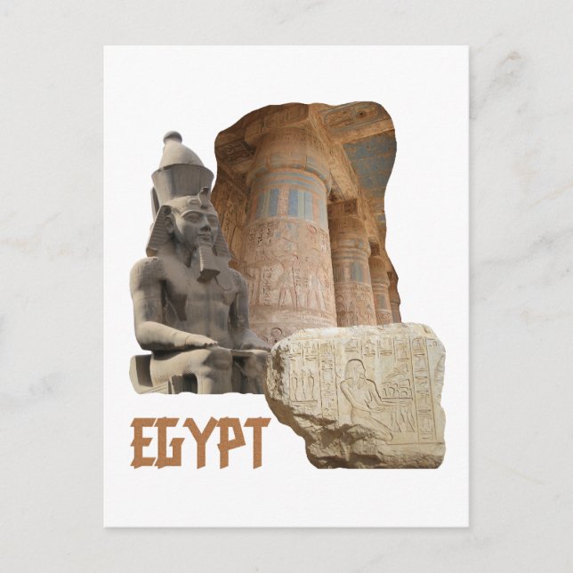 EGYPT photo collage carte postale (Devant)