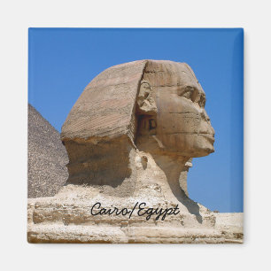 Egypte & Sphinx, Pyramides, Ancien Aimant Du Caire
