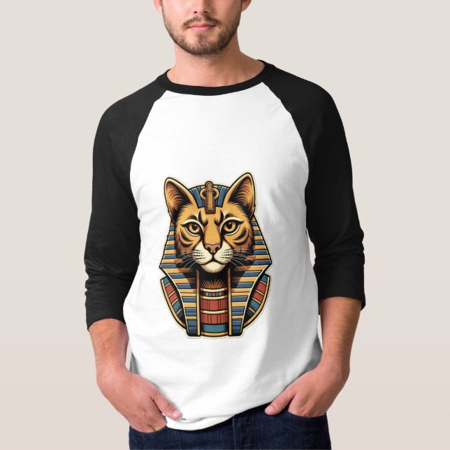 Egyptian Cat Long Sleeve T-Shirt – Pharaonic Cat  (Devant)