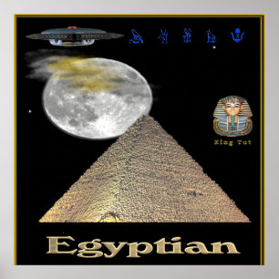 Egyptian pyramids poster