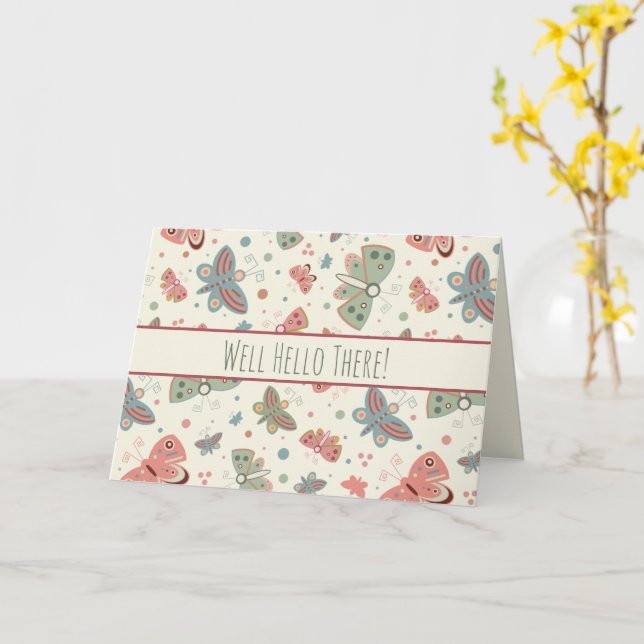 Eh bien Bonjour là Inspirivity Carte pour notes pa (Fleur jaune)