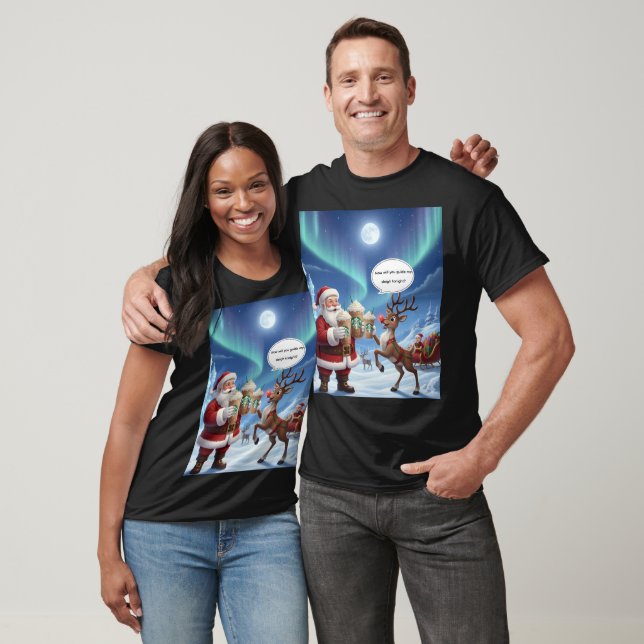 Eh bien Rudolph? T-Shirt de Noël AI Utilisé (Unisexe)