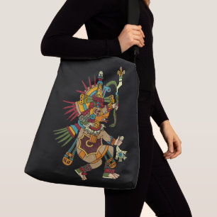 Ehecatatal Mayan Art Fourre-tout ou sac en crosse
