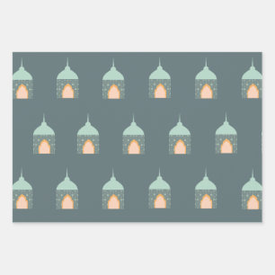 Eid Moubarak Eid Enveloppement cadeau papier ensem