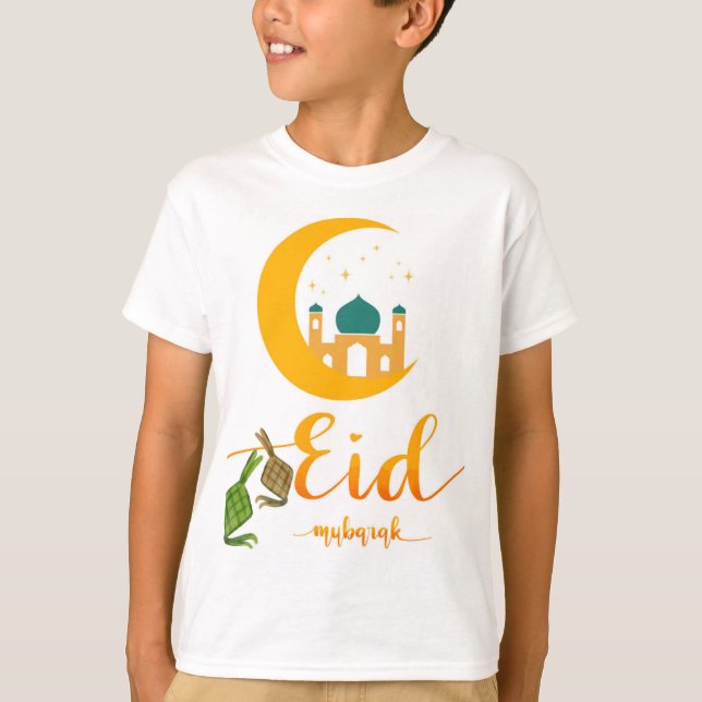 Eid Moubarak, T-shirt pour enfants (Devant)