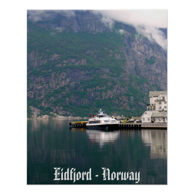 Eidfjord - Norvège 20" x 25" Poster parfait (Devant)