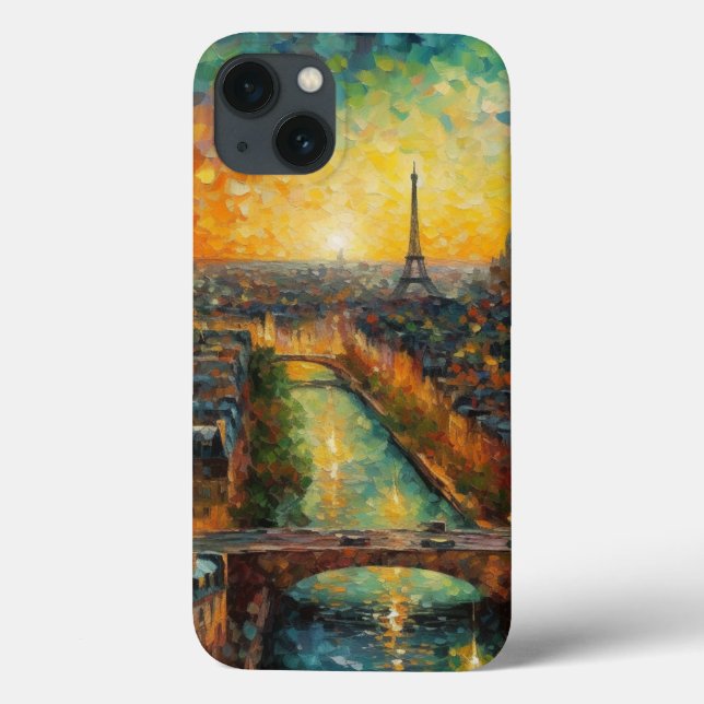 Eiffel Starry Night | Étui Impressionniste Audacie (Verso)