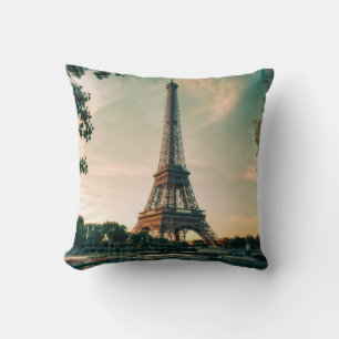 Eiffel tour lancer oreiller