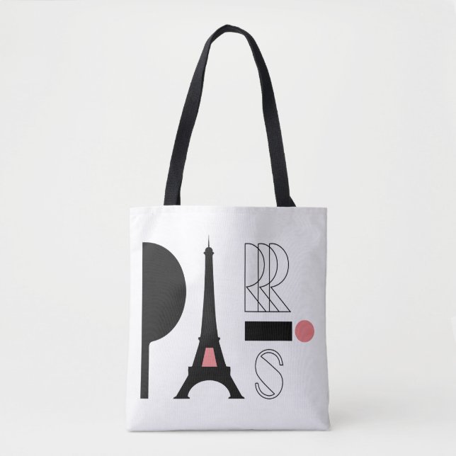 Eiffel Tower Love - Sac fourre-tout Chic Parisien (Devant)