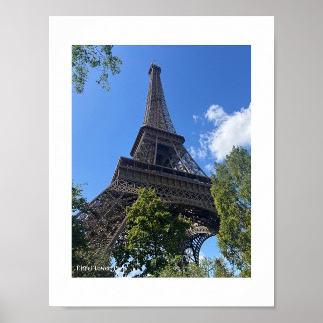 Eiffel Tower, Paris, France Poster (Devant)