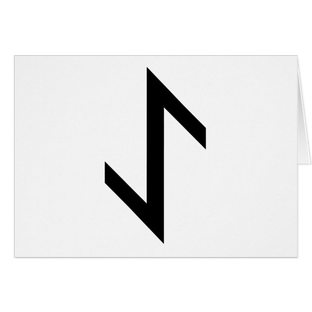 EIHWAZ RUNE (Devant horizontal)