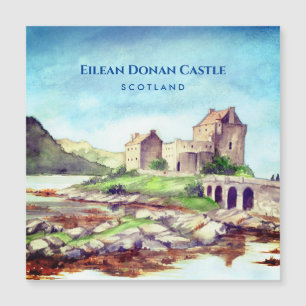 Eilean Donan Castle Ecosse aquarelle peinture