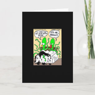 Éjaculation de prémence de calmar Drôle Carte de v