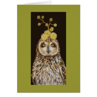 Ekewaka le hibou de pueo avec la carte de