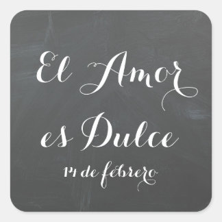 El Amor es Dulce- Personnaliser ces autocollants