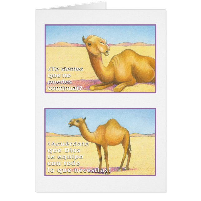 EL Camello, tarjeta (Devant)