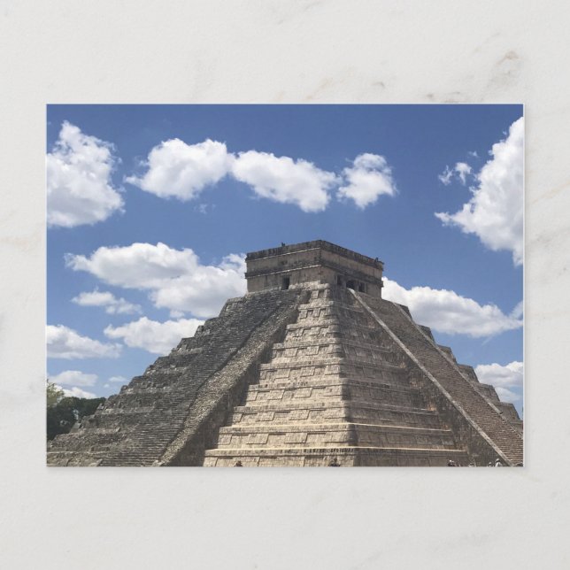 El Castillo - Chichen Itza, Mexique Carte postale (Devant)