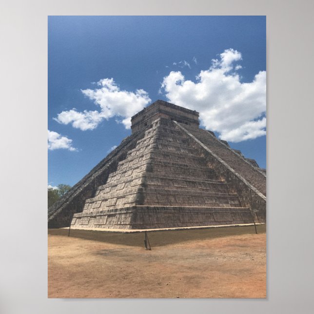 El Castillo - Chichen Itza, Mexique Poster #3 (Devant)