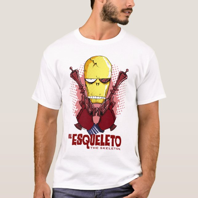 EL Esqueleto : Le T-shirt squelettique (Devant)