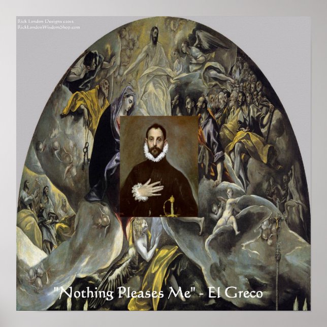 El Greco Enterrement du Comte & Affiche de citatio (Devant)