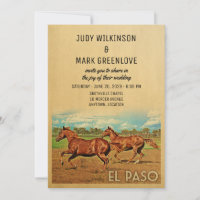 El Paso Texas Faire-part de mariage Horaires