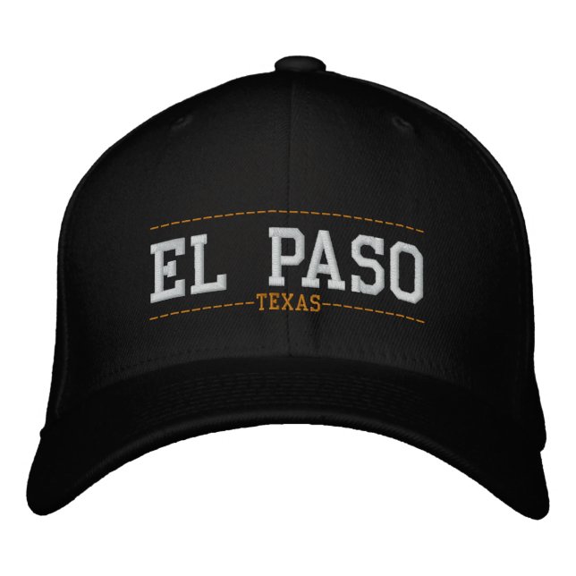 El Paso Texas USA Casquettes brodés (Devant)