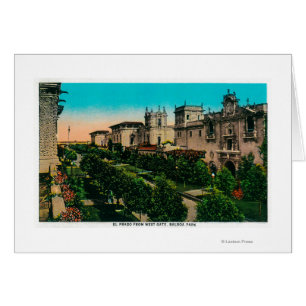 EL Prado de la porte occidentale, parc de Balboa