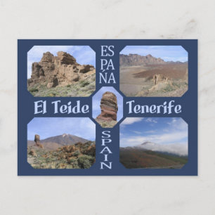 El Teide, Tenerife carte postale personnalisée