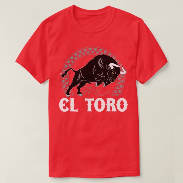 EL Toro le T-shirt mexicain d'Espagnol de culture (Design devant)
