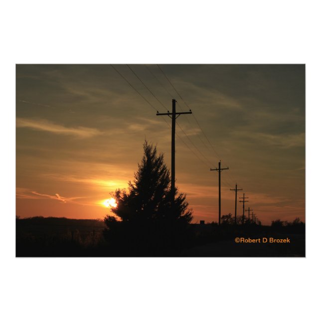 Élargissement de la photo du coucher de soleil col (Devant)