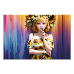 Élargissement de la photo papier photo Premium Sat