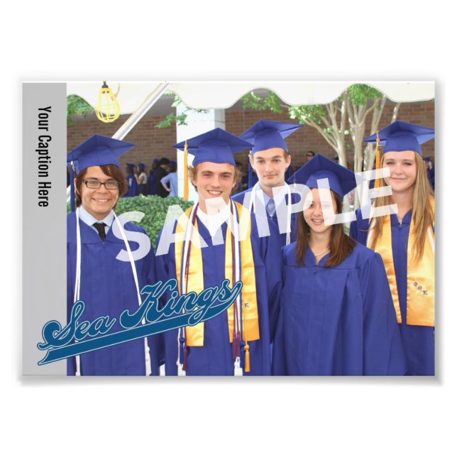 Élargissement de photo personnalisé de 7 po x 5 po (Devant)