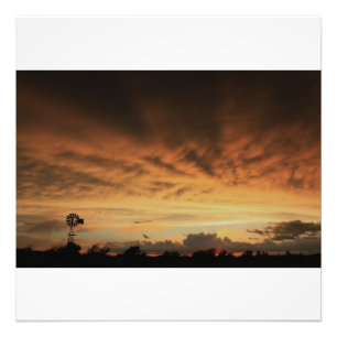 Élargissement orageux de photo de nuit du Kansas