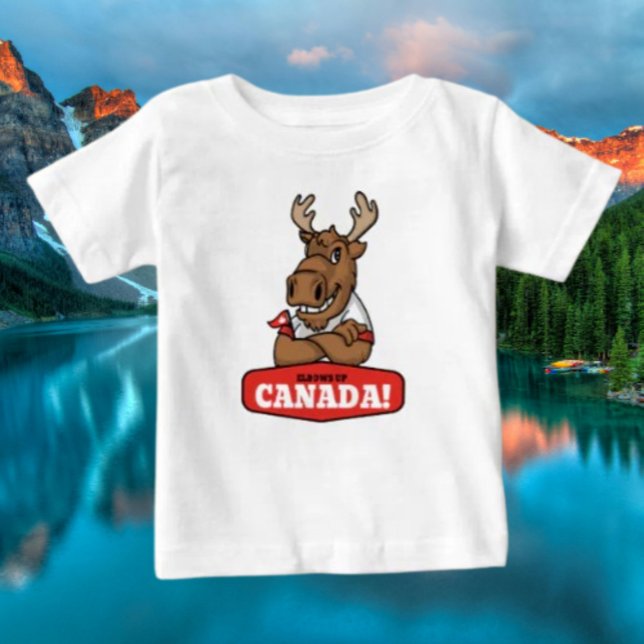 Elbows Up Canada! T-shirt Drôle Moose Toddler (Créateur téléchargé)