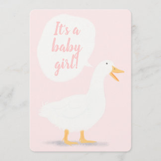 Eleanor les invitations à la douche bébé canard
