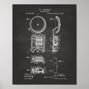 Electric Bell 1893 Brevet - Tableau de bord
