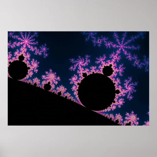 Electric Blossom - Fractal Poster (Devant)