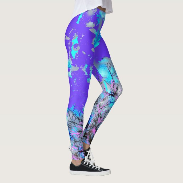 Electric Blue Leggings (Droite)